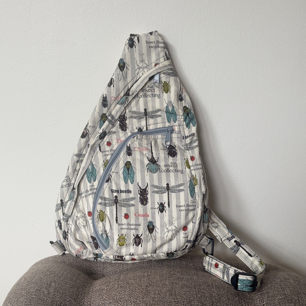 Insect Print Sling Bag